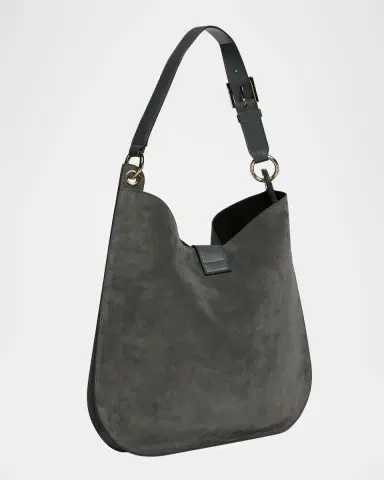 TOM FORD Tara Large Suede Leather Crossbody Bag | Thumbnail 2