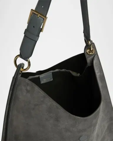 TOM FORD Tara Large Suede Leather Crossbody Bag | Thumbnail 3