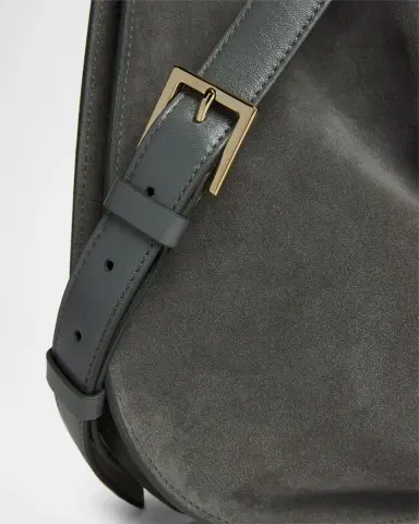 TOM FORD Tara Large Suede Leather Crossbody Bag | Thumbnail 5