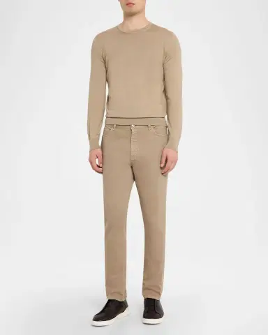 ZEGNA Men's Cashseta Modern-Fit Crewneck Sweater | Thumbnail 2