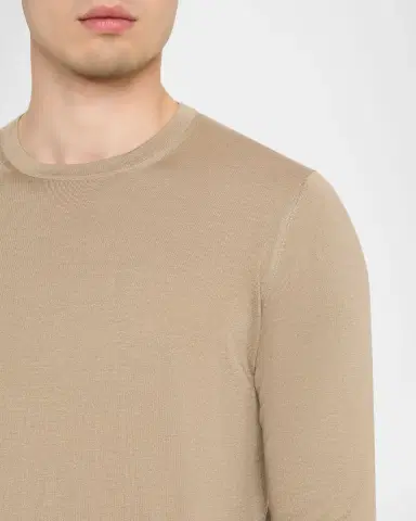 ZEGNA Men's Cashseta Modern-Fit Crewneck Sweater | Thumbnail 5