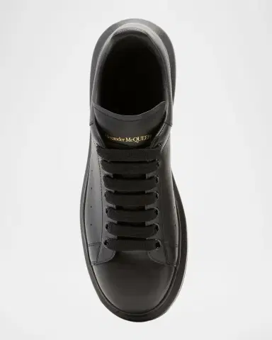 Alexander McQueen Men's Smooth Leather Oversized Sneakers | Thumbnail 3 Alexander McQueen Men's Smooth Leather Oversized Sneakers | Thumbnail 3