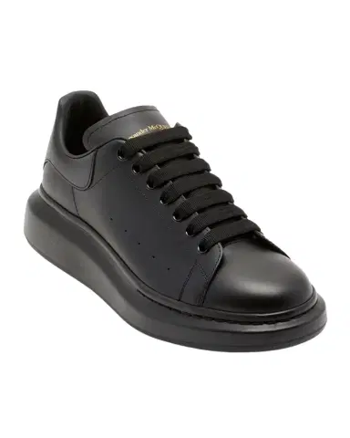 Alexander McQueen Men's Smooth Leather Oversized Sneakers | Thumbnail 1 Alexander McQueen Men's Smooth Leather Oversized Sneakers | Thumbnail 1