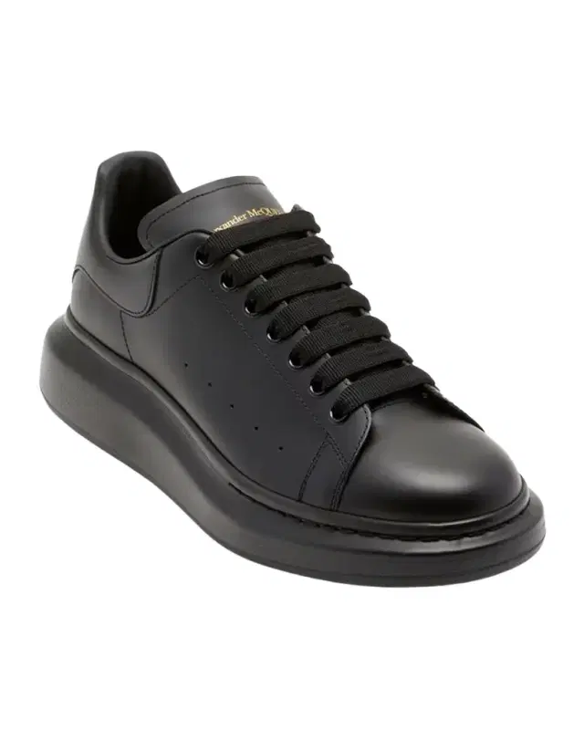 McQueen Men 's Smooth Leather Oversized Sneakers