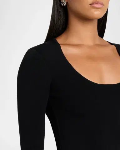 TOTEME Compact Knit Top | Thumbnail 4 TOTEME Compact Knit Top | Thumbnail 4