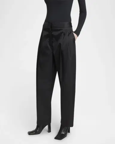 Alaïa Technical Taffeta Tailored Pants | Thumbnail 4 Alaïa Technical Taffeta Tailored Pants | Thumbnail 4
