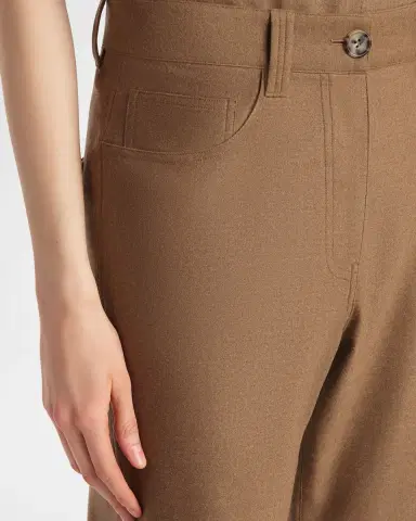 Khaite Callum Wool Crepe Straight-Leg Pants | Thumbnail 5