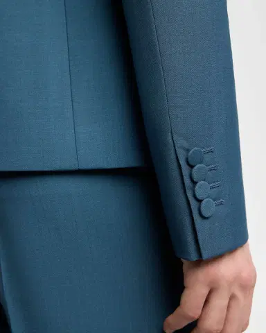 Alexander McQueen Men's Wool Double-Breasted Peak Lapel Sport Coat | Thumbnail 8
