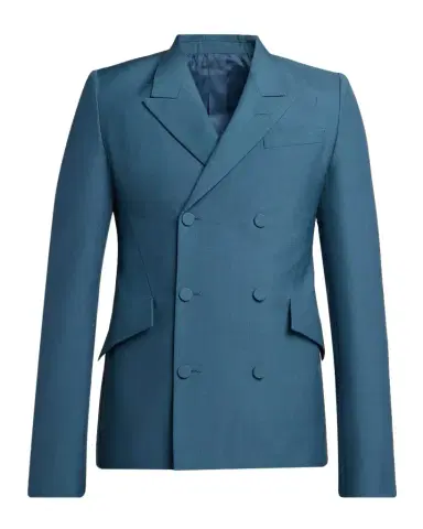 Alexander McQueen Men's Wool Double-Breasted Peak Lapel Sport Coat | Thumbnail 1