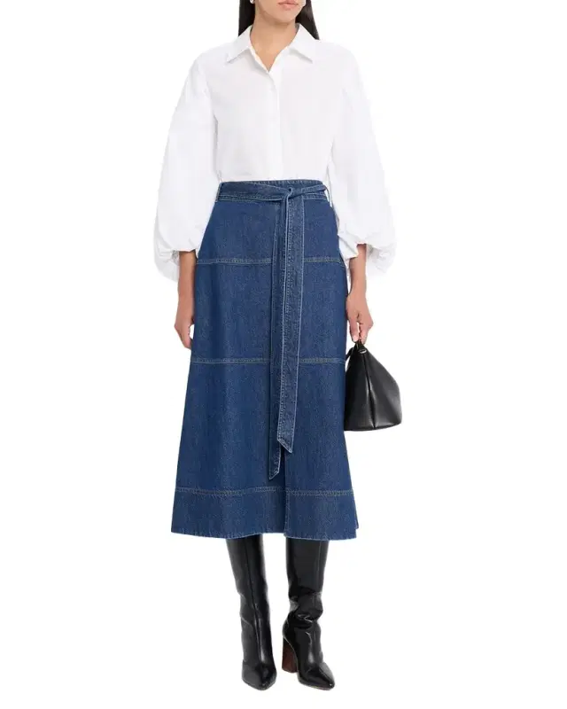 Tanya Taylor Marina Voluminous Button-Front Shirt