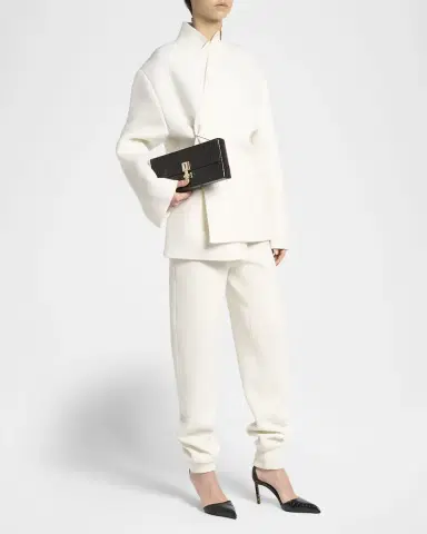 Tom Ford T-Latch Glossed Croc-Effect Leather Clutch Bag | Thumbnail 7