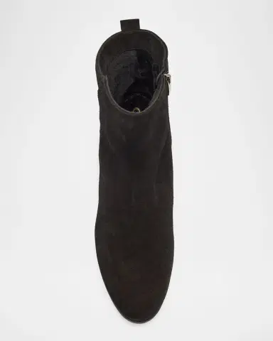 La Canadienne Thyme Waterproof Suede Wedge Booties | Thumbnail 5