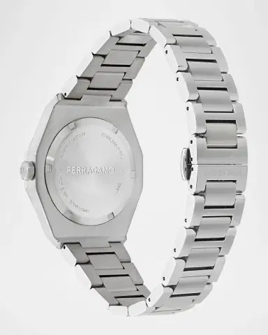 Ferragamo Men's Edge 40mm Stainless Steel Bracelet Watch | Thumbnail 3 Ferragamo Men's Edge 40mm Stainless Steel Bracelet Watch | Thumbnail 3