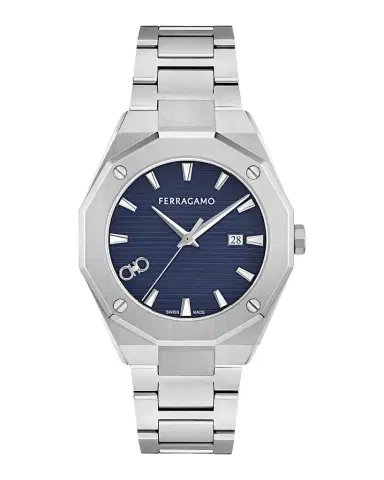Ferragamo Men's Edge 40mm Stainless Steel Bracelet Watch | Thumbnail 1 Ferragamo Men's Edge 40mm Stainless Steel Bracelet Watch | Thumbnail 1