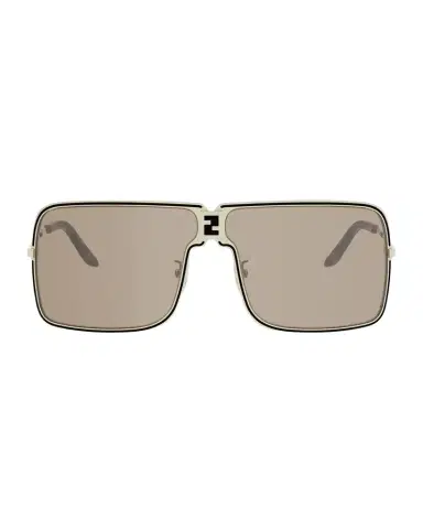 Fendi Fendiness Metal Semi-Shield Sunglasses | Thumbnail 1 Fendi Fendiness Metal Semi-Shield Sunglasses | Thumbnail 1
