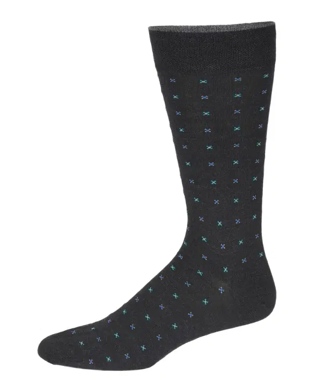 Men 's Merino Wool Micro-Woven Crew Socks