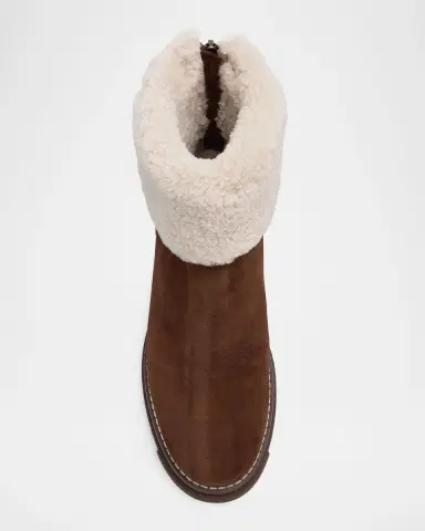 La Canadienne Dory Shearling-Lined Waterproof Suede Ankle Boots | Thumbnail 3 La Canadienne Dory Shearling-Lined Waterproof Suede Ankle Boots | Thumbnail 3