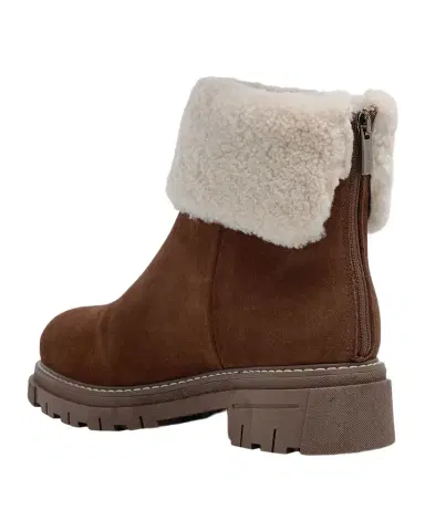 La Canadienne Dory Shearling-Lined Waterproof Suede Ankle Boots | Thumbnail 1 La Canadienne Dory Shearling-Lined Waterproof Suede Ankle Boots | Thumbnail 1