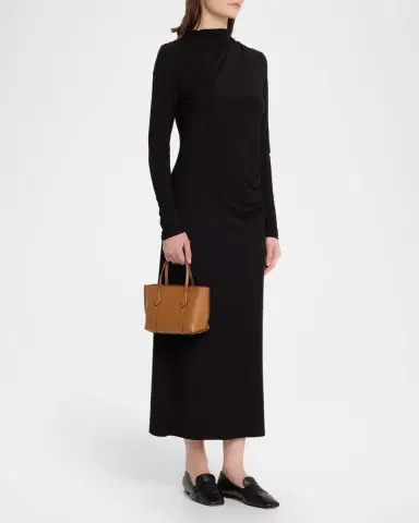 Tory Burch Perry Mini Grain Leather Tote Bag | Thumbnail 4