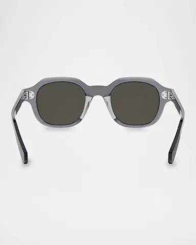 Celine Men's 3 Dots Acetate Square Sunglasses | Thumbnail 4