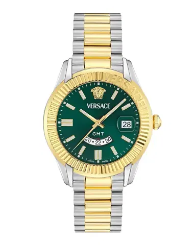 Versace Men's Apodis 41mm Two-Tone Bracelet Watch | Thumbnail 1