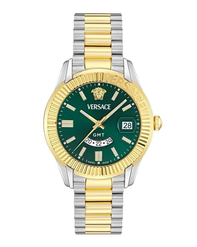 Versace Men 's Apodis 41mm Two-Tone Bracelet Watch