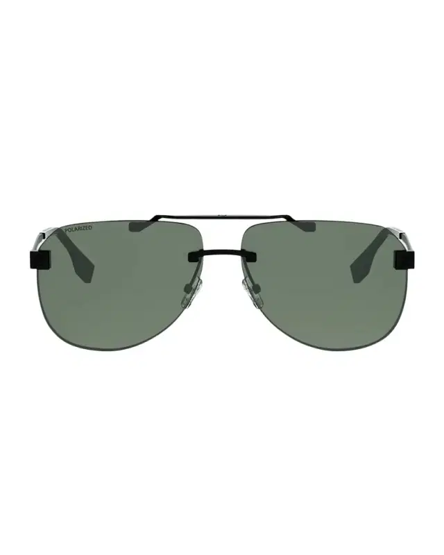 Men 's  Sky Polarized-Lens Metal Aviator Sunglasses