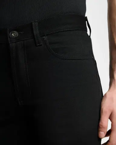 Alexander McQueen Men's Ozzy Slim Black Denim Jeans | Thumbnail 4 Alexander McQueen Men's Ozzy Slim Black Denim Jeans | Thumbnail 4