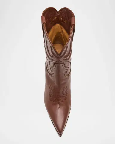 Partlow Camp Embroidered Leather Stiletto Cowboy Boots | Thumbnail 5 Partlow Camp Embroidered Leather Stiletto Cowboy Boots | Thumbnail 5