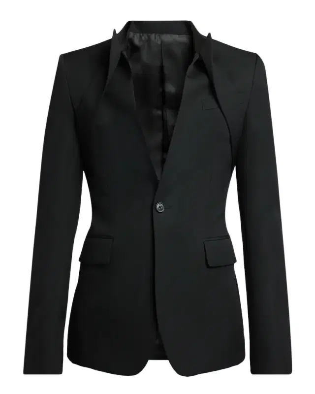 Men 's Reverse Lapel Single-Breasted Sport Jacket Men 's Reverse Lapel Single-Breasted Sport Jacket