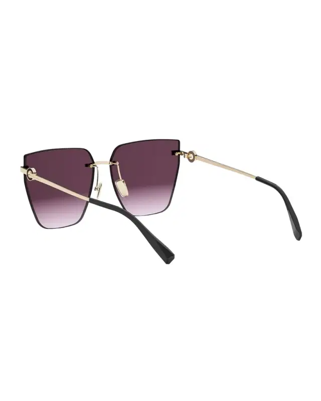 61mm Butterfly Metal Sunglasses