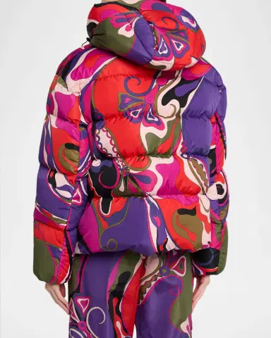 PUCCI Orchidee Print Puffer Jacket | Thumbnail 2 PUCCI Orchidee Print Puffer Jacket | Thumbnail 2