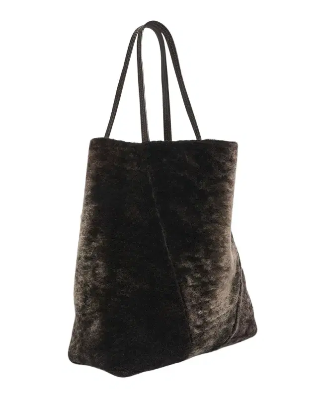 Spin Large Shearling Tote Bag