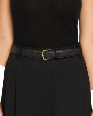 The Row Classic Pebbled Leather Belt | Thumbnail 1 The Row Classic Pebbled Leather Belt | Thumbnail 1