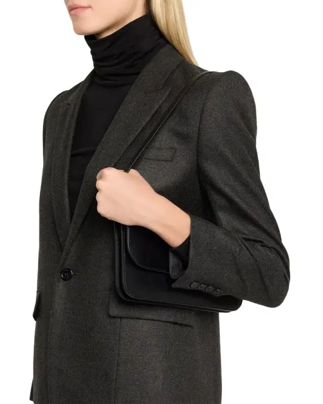 Dorian Pochette Top-Handle Bag in Smooth Leather