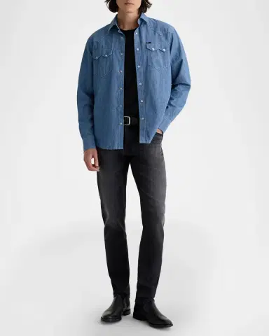 AG Jeans Men 's Tellis Straight-Leg Jeans | Thumbnail 2