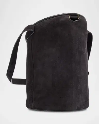Alaïa Medium La Canette Suede Shoulder Bag | Thumbnail 2 Alaïa Medium La Canette Suede Shoulder Bag | Thumbnail 2