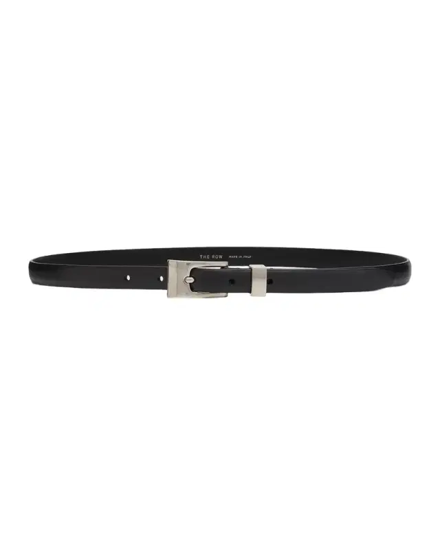 THE ROW Downtown Leather Skinny Belt