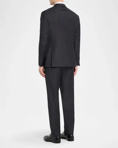 Emporio Armani Men's G Line Virgin Wool Micro-Box Suit | Thumbnail 2 Emporio Armani Men's G Line Virgin Wool Micro-Box Suit | Thumbnail 2