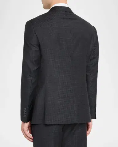 Emporio Armani Men's G Line Virgin Wool Micro-Box Suit | Thumbnail 4 Emporio Armani Men's G Line Virgin Wool Micro-Box Suit | Thumbnail 4