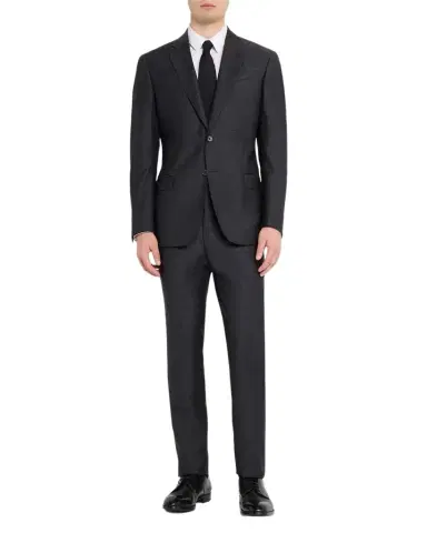 Emporio Armani Men's G Line Virgin Wool Micro-Box Suit | Thumbnail 1 Emporio Armani Men's G Line Virgin Wool Micro-Box Suit | Thumbnail 1