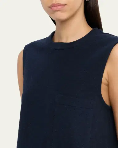 TWP Cropped French Terry Muscle Tank | Thumbnail 4 TWP Cropped French Terry Muscle Tank | Thumbnail 4