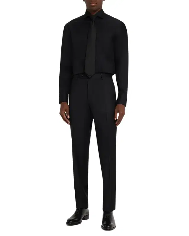 Men 's Super 120s Wool Dress Pants