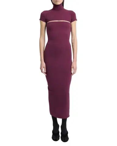 Alaïa Second-Skin Knit Cutout Midi Dress | Thumbnail 1 Alaïa Second-Skin Knit Cutout Midi Dress | Thumbnail 1
