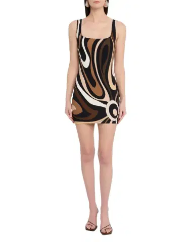 Pucci Marmo Jersey Sleeveless Mini Dress | Thumbnail 1 Pucci Marmo Jersey Sleeveless Mini Dress | Thumbnail 1