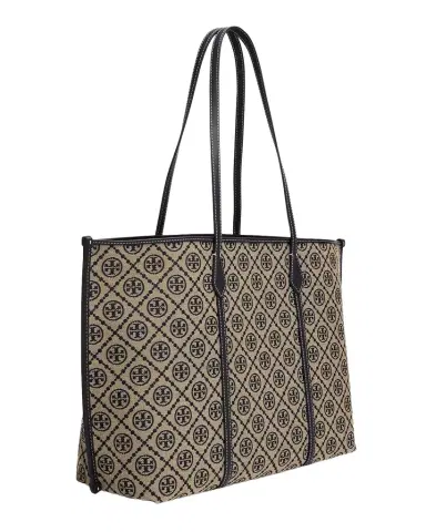 Tory Burch Perry Monogram Jacquard Tote Bag | Thumbnail 1 Tory Burch Perry Monogram Jacquard Tote Bag | Thumbnail 1