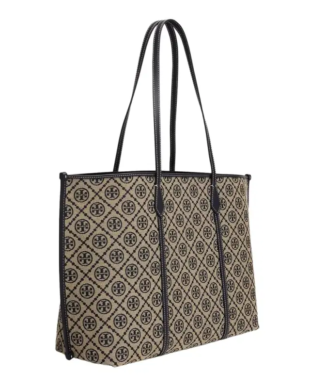 Tory Burch Perry Monogram Jacquard Tote Bag