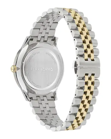 Ferragamo Men's 40mm Two-Tone Bracelet Watch | Thumbnail 1 Ferragamo Men's 40mm Two-Tone Bracelet Watch | Thumbnail 1