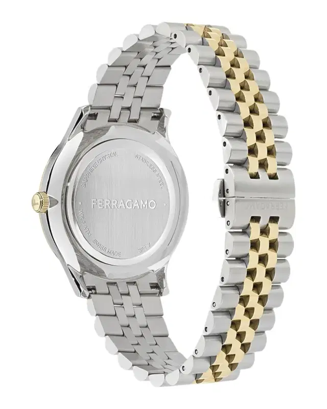 Ferragamo Men 's 40mm Two-Tone Bracelet Watch