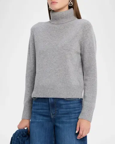 FRAME Cashmere Turtleneck Sweater | Thumbnail 3 FRAME Cashmere Turtleneck Sweater | Thumbnail 3